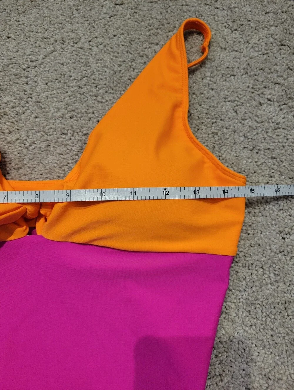 Summersalt The Jetsetter One Piece Swimsuit Hibiscus Tangerine Pink